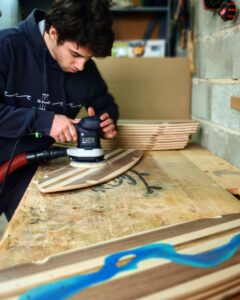 wooden surfboards