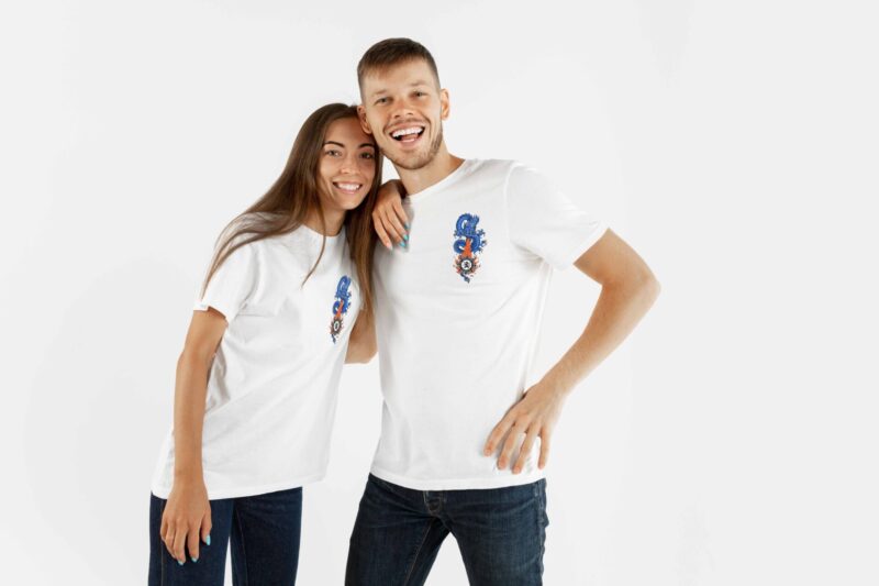 t-shirt kempo boy and girl