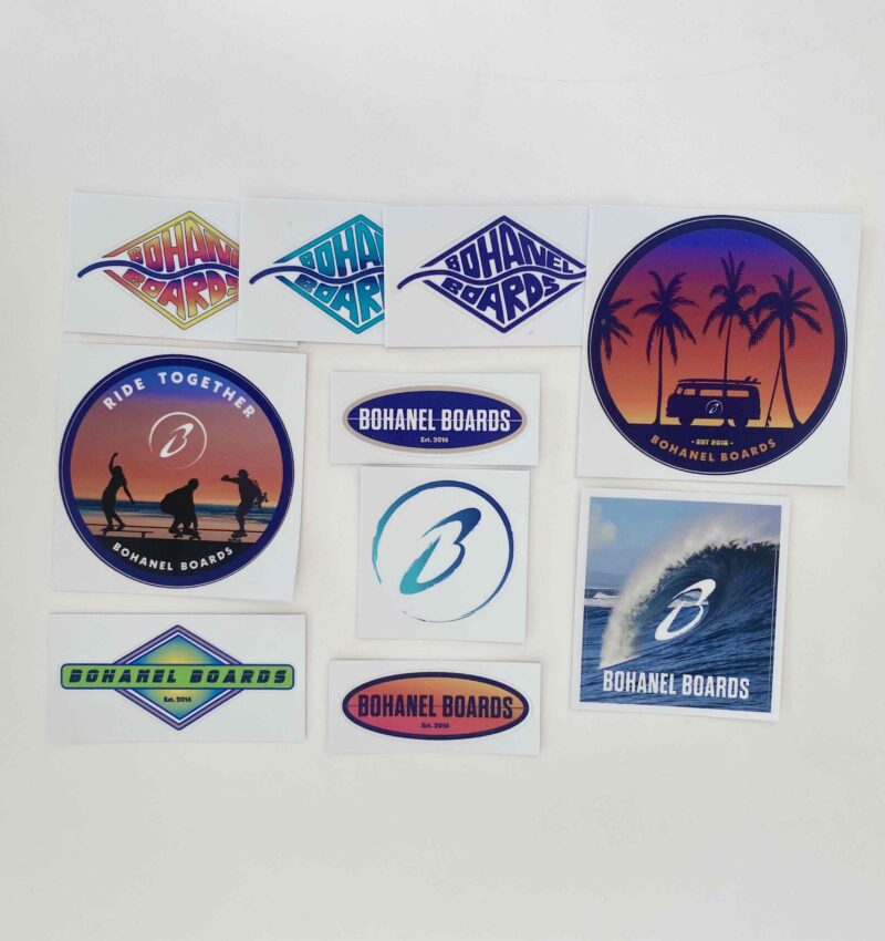 10 x Sticker Pack - Bohanel Boards