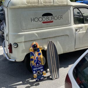 Hood Burger van with Street Surfing boards