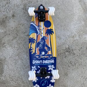 Hood Burger Street Surfing board with shark wheels