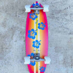 Hibiscus Surfskate 33" - Tropical series x Monica Roams